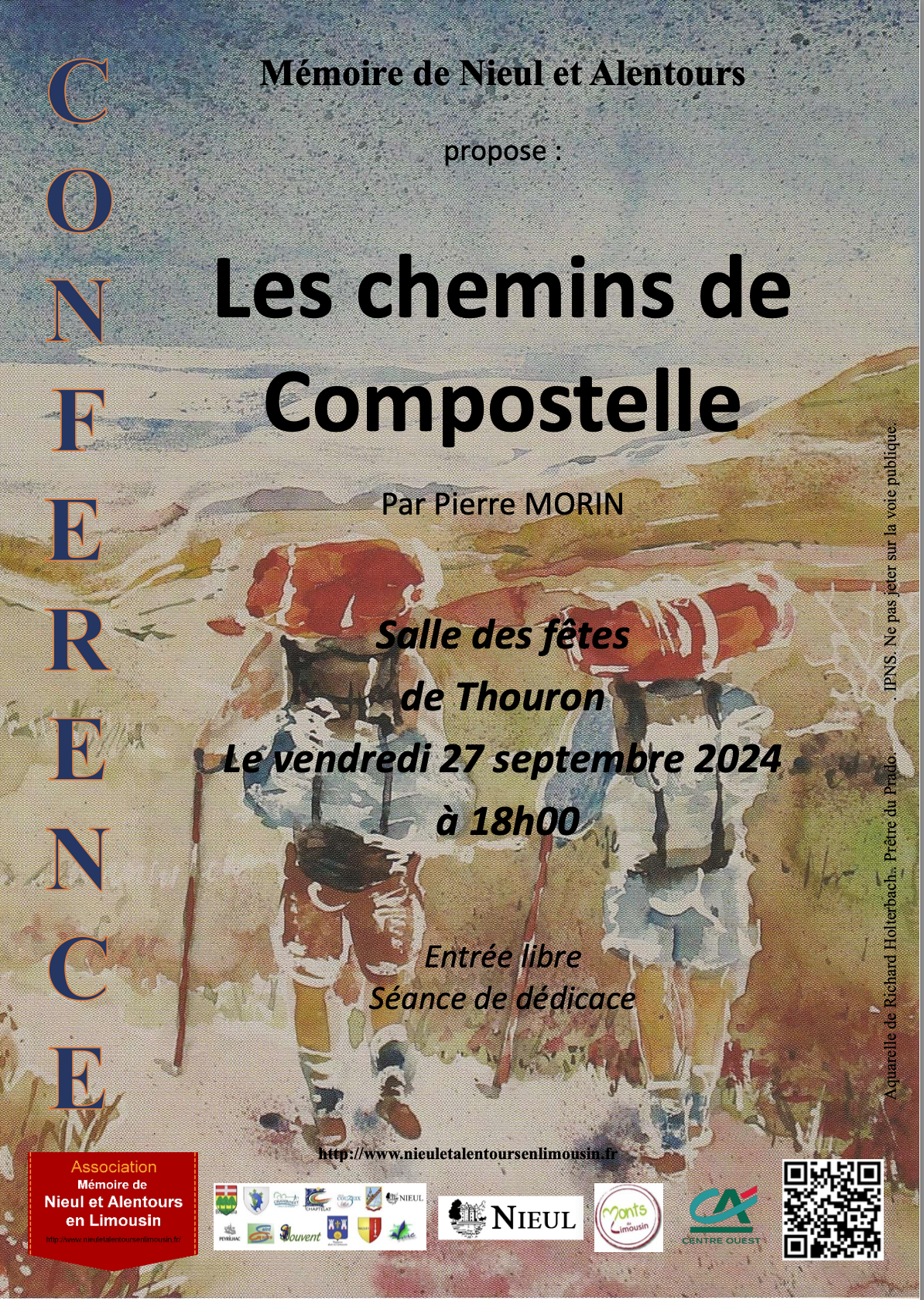 Conférence : « Les chemins de Compostelle »